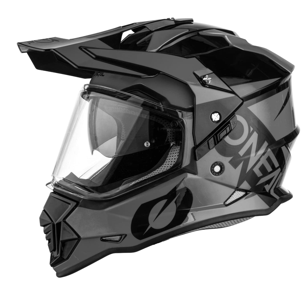 O'NEAL Unisex – Erwachsene Sierra Helmet Helm L (59/60 cm) Schwarz/Grau, L (59-60 cm) Schwarz/Grau