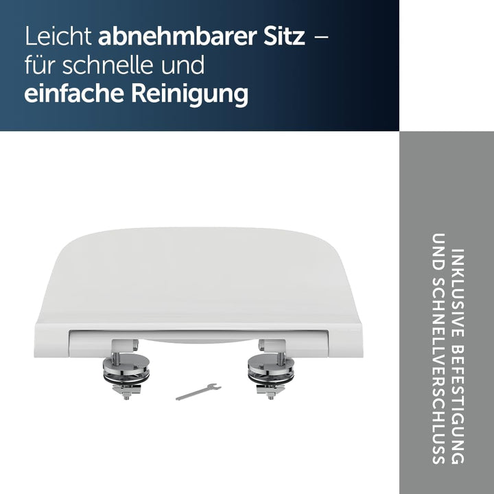 Ideal Standard T473601 Ideal Standard i.life S WC-Sitz, Wrapover Standard Close, Standard Close