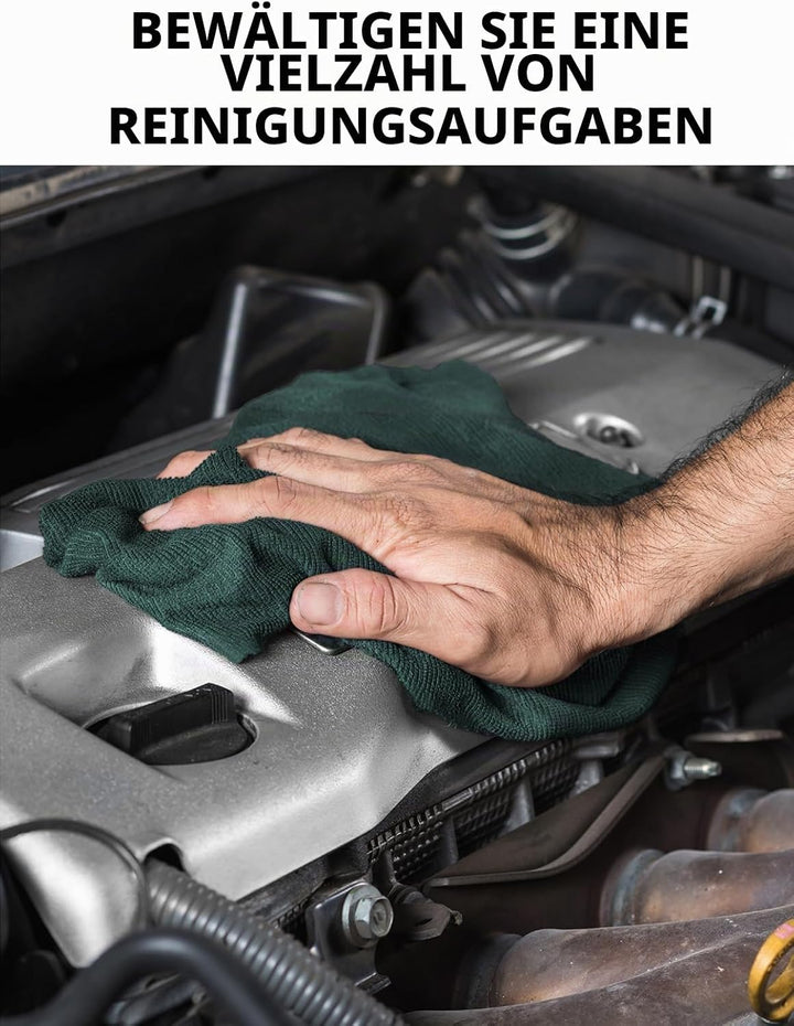Fantasticlean Mikrofaser Reinigungstücher, 75 Stück pro Rolle Abreissbare Putztücher, Wiederverwendb