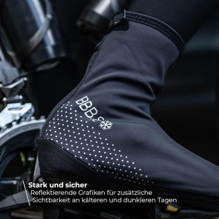BBB Cycling Fahrrad Überschuhe für Herren und Damen, Warme Schuhüberzieher für Rennrad und MTB Kalte