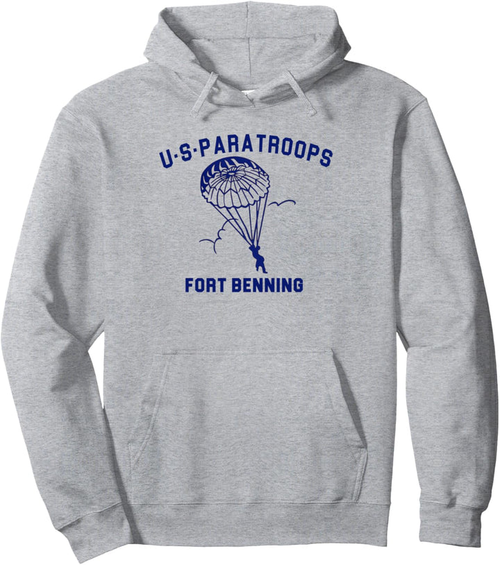 US Paratroops Paratroopers Fort Benning WW2 Pullover Hoodie