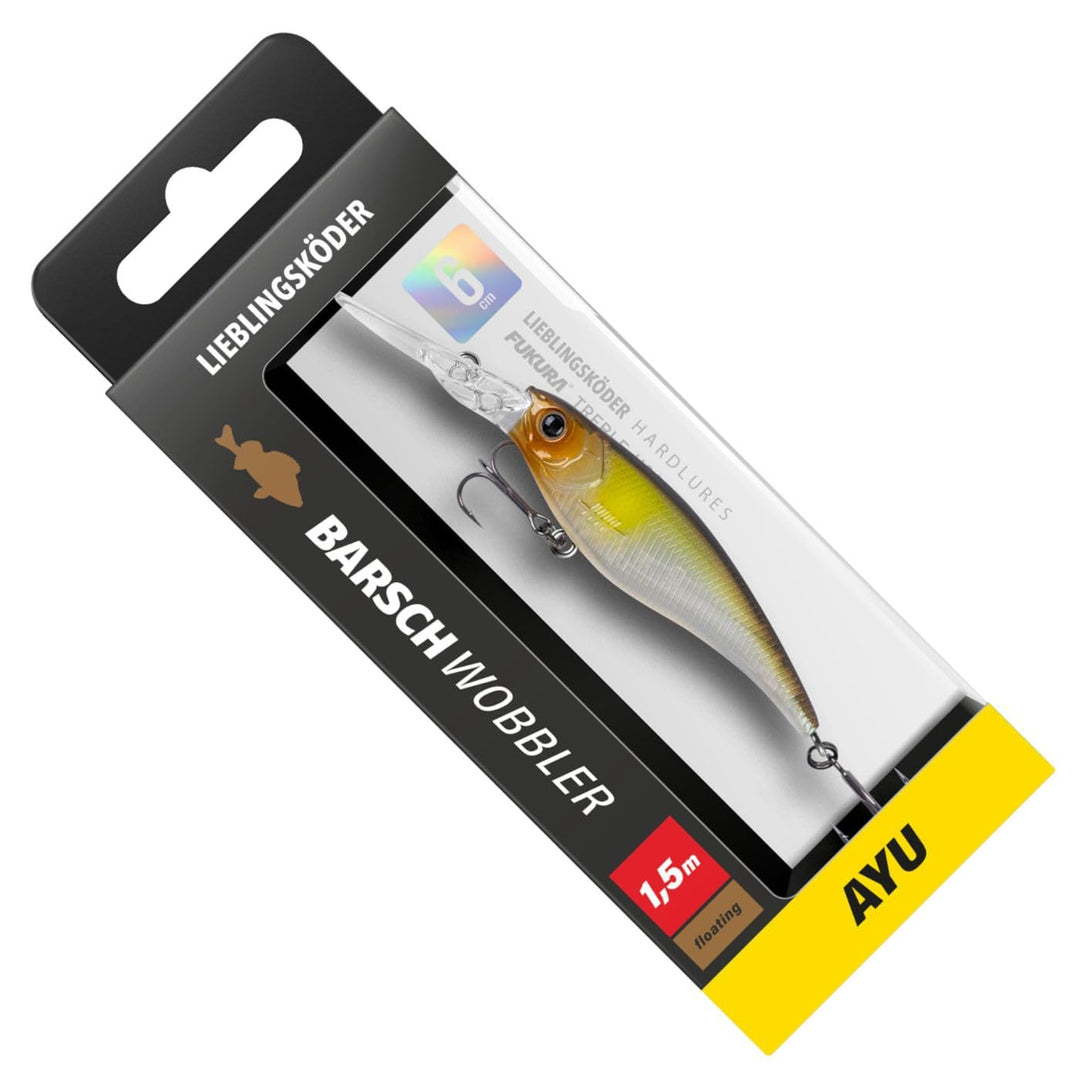 Lieblingsköder Barschwobbler 6cm 5,3g - Wobbler Ayu, Ayu