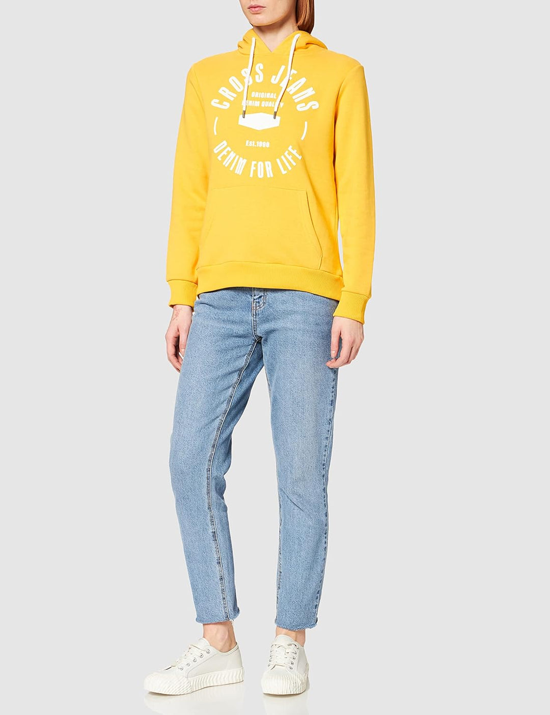 Cross Damen Sweatshirt XS Dark Yellow, XS Dark Yellow