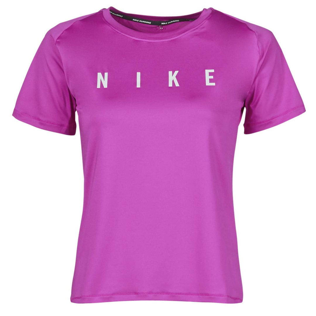 Nike Run Dvn Miler Top Ss T-Shirts & Poloshirts Damen Violett/Silbern - XL - T-Shirts Shirt