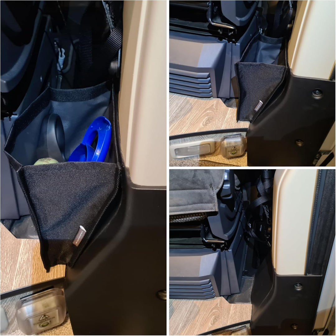 schaltsack24 Tasche Stauraumtasche B-Säule Wohnmobil/Kastenwagen Ducato Jumper Boxer - Anthrazit (Du