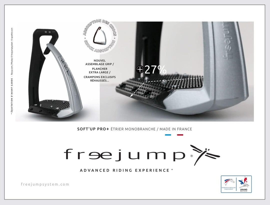 Freejump Soft Up Pro Plus Steigbügel Chocolate