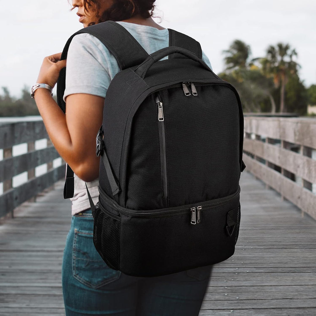 Kühlrucksack 28L Isolierter Kühltasche Picknickrucksack Doppelte Schicht Klein Thermo Rucksack für C