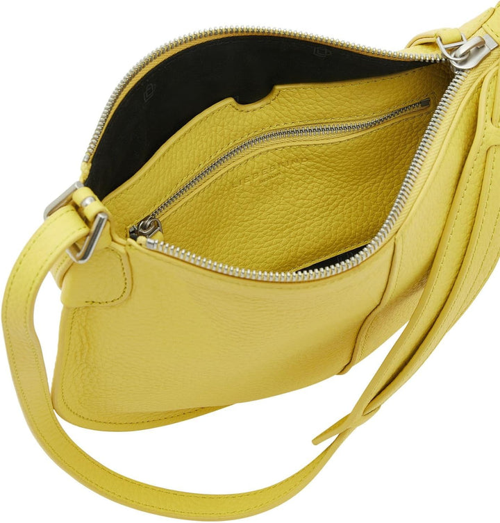 Liebeskind Damen Naomi Heavy Pebble Hobo S Pale Banana, Pale Banana
