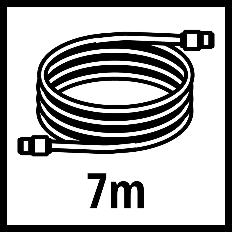 Original Einhell Saugschlauch 7 m Messing (Pumpen-Zubehör, 7 m Länge, Messinganschluss 42 mm 1 1/4 Z