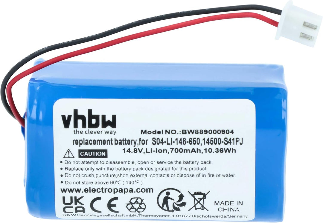 vhbw Akku kompatibel mit Ecovacs Winbot W836, W950, W920, W880, W830, W835, W850, W930, 880 Home Cle