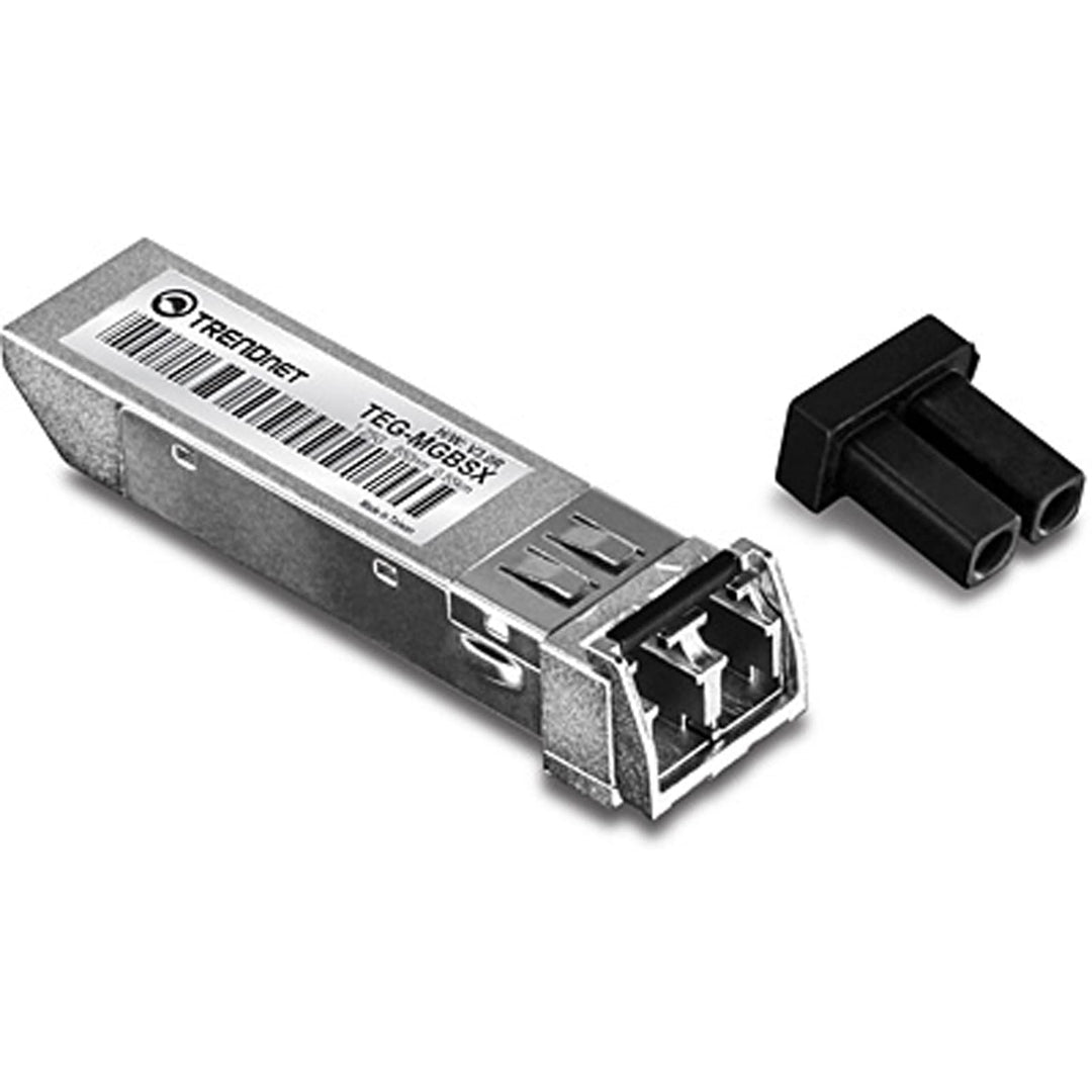 TRENDnet, TEG-MGBSX, SFP Multi-Mode LC-Modul, Bis zu 550 m (1804 Fuss), Mini-GBIC, Hot Pluggable, IE