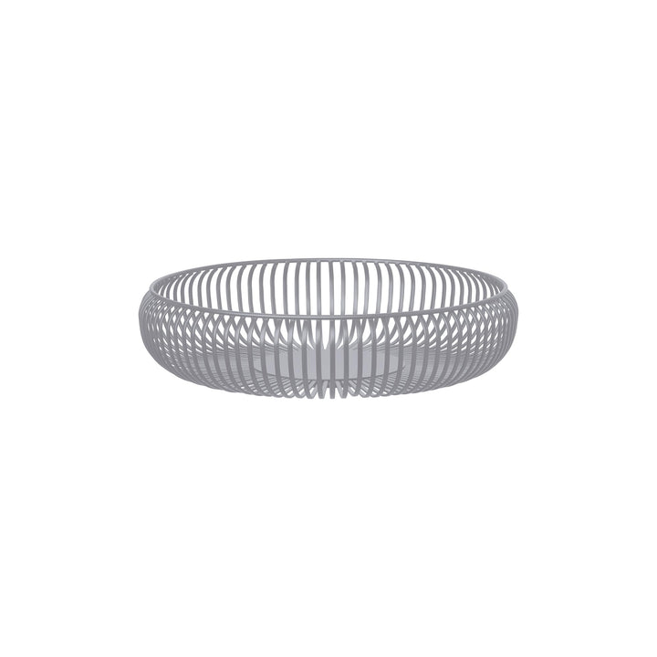 Blomus -LITO- Bowl | Obstschale aus hochwertigem Stahl | Dekoschale mit Streben in Steel Gray | Grös