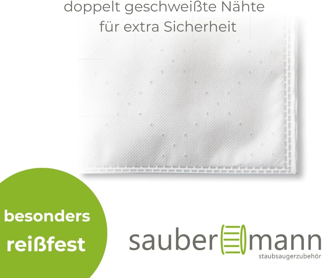Premium Staubsaugerbeutel aus Vlies geeignet für Parkside - PNTS 1300 / PNTS 1400 / PNTS 1500 - "Mad