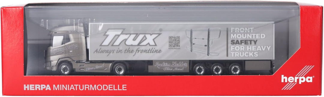 Herpa LKW Modell DAF XG Kühlkoffer-Sattelzug Sven Raddatz/TRUX (Niedersachsen/Jork), Miniatur im Mas