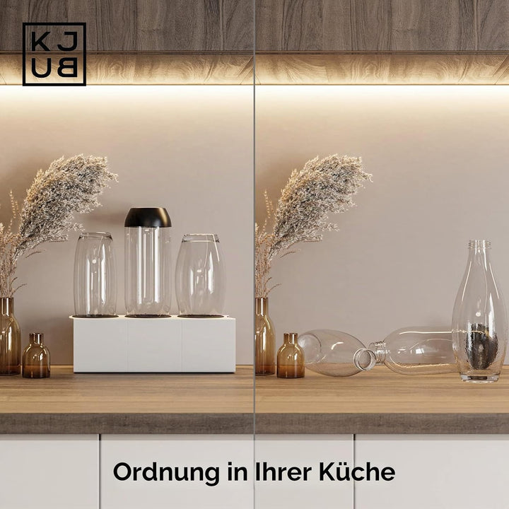 KJUB Flaschenhalter kompatibel für Flaschen von SodaStream, Aarke, AirUp UVM.| Zum Trocknen &amp; zur Au