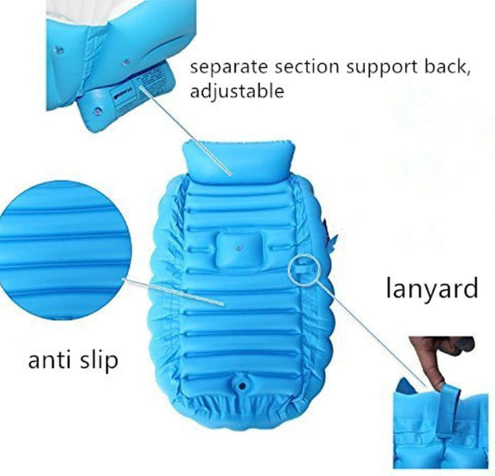 Aufblasbare Baby Badewanne Kinder Schwimmbad Jungen Air Bäder Summer Schwimmbecken, Anti-Rutsch Pool