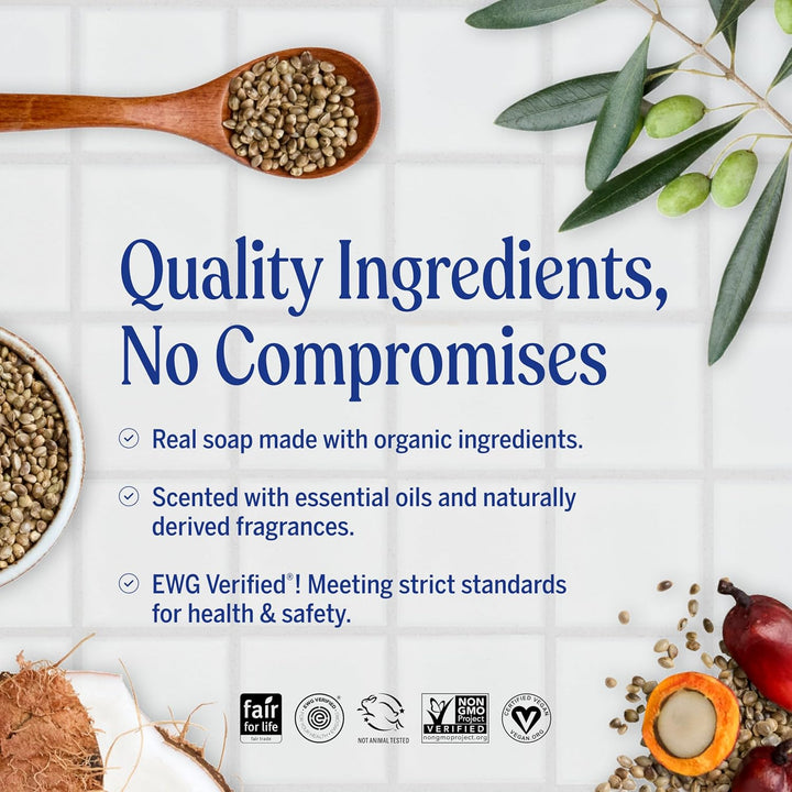Dr. Bronner's Pure-Castile Seife – Pfefferminze, 142 ml (6 Stück) Pfefferminze 142 ml (6er Pack), Pf