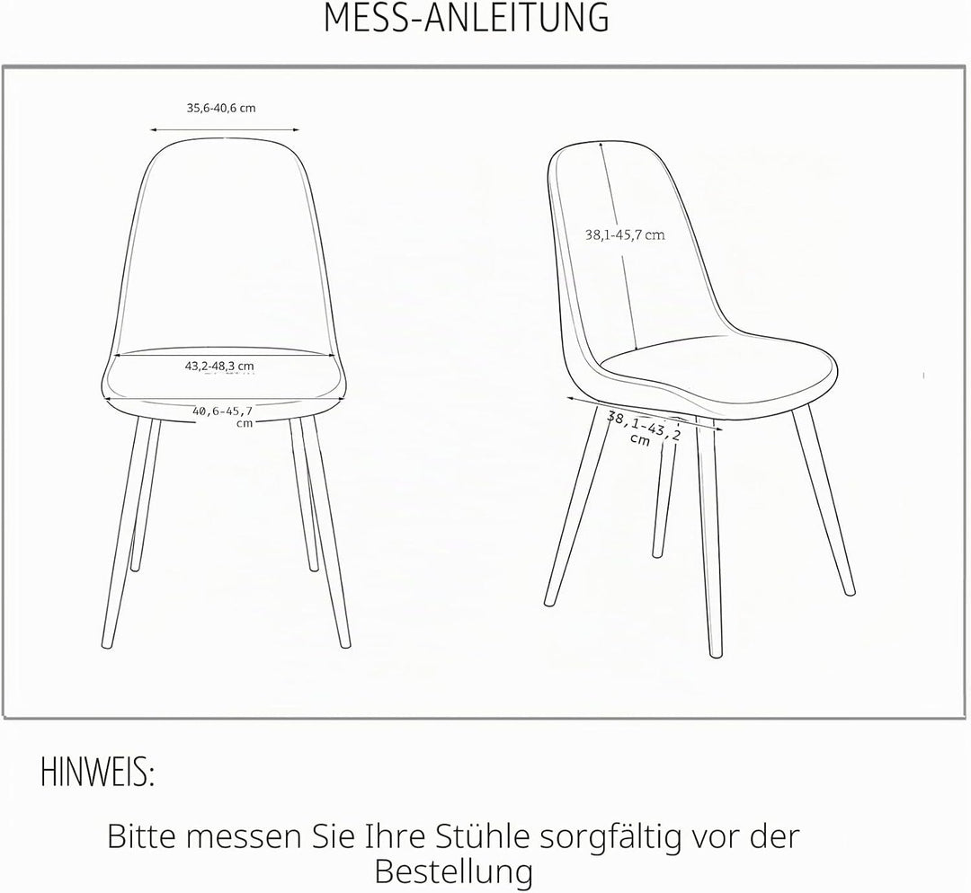 Shell Stuhlhussen, 2er Set Strech Hohen Zurück Stuhlhussen, Abnehmbarer Waschbarer Stühle Schutz, De