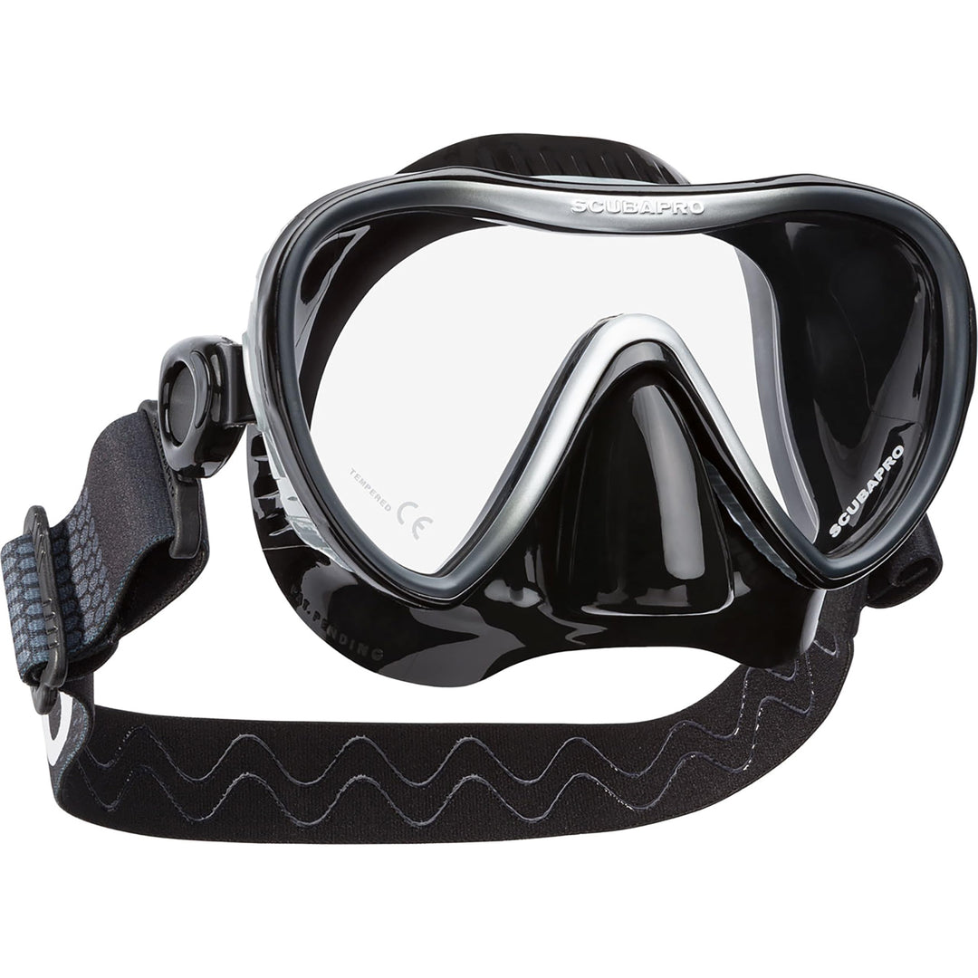 Scubapro Synergy 2 Maske mit Komfortband, Schwarz