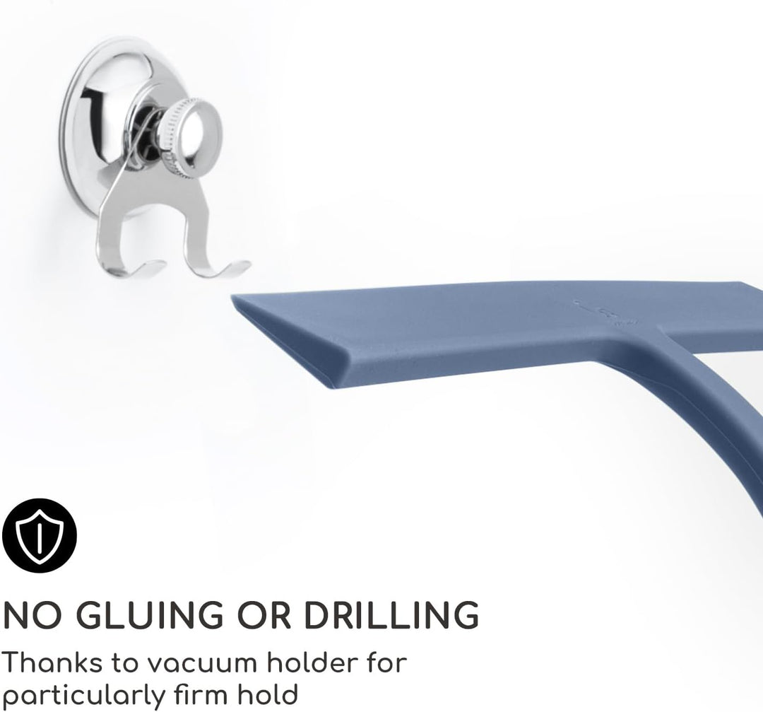 Gütewerk Duschabzieher, Silikon-Abzieher Dusche, Hygienischer Abzieher für Badezimmer, Duschwand & F