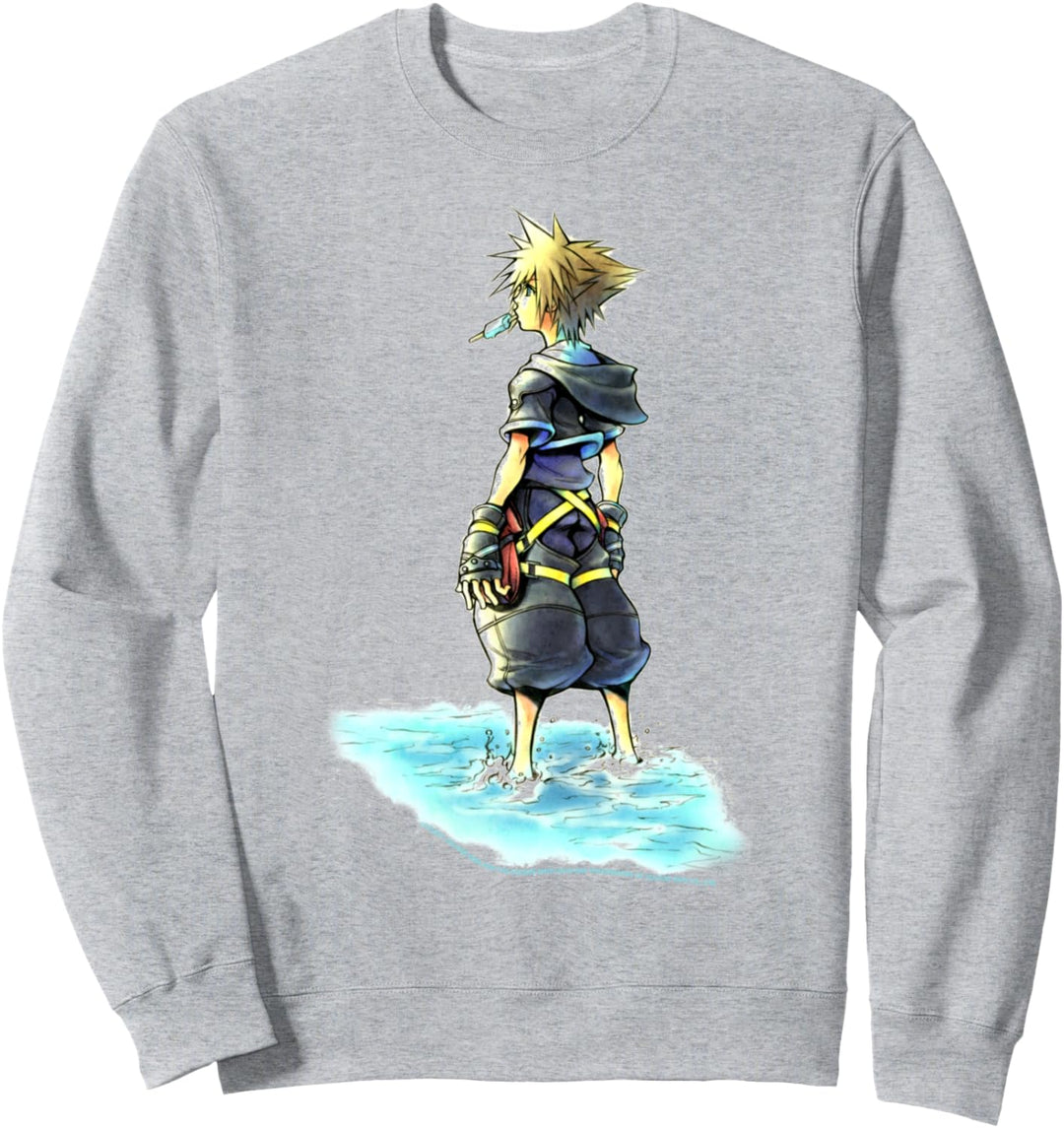 Disney Kingdom Hearts Sora Sea Salt Ice Cream Sketch Sweatshirt