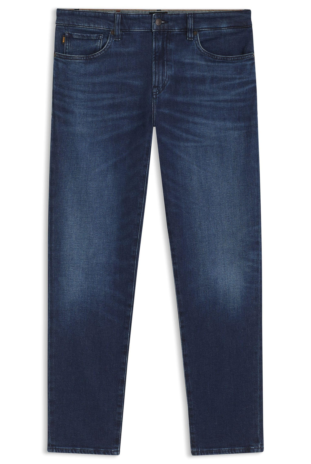 BOSS Herren Maine BC-L-P Regular-Fit Jeans aus blauem Super-Stretch-Denim 30W / 32L Navy410, 30W / 3