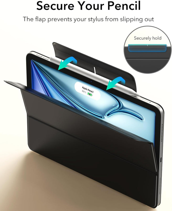 ESR für iPad Air 11 Zoll 2024 Hülle M2, iPad Air 6/5/4 Hülle 2022/2020 10,9 Zoll, Starke Magnetbefes