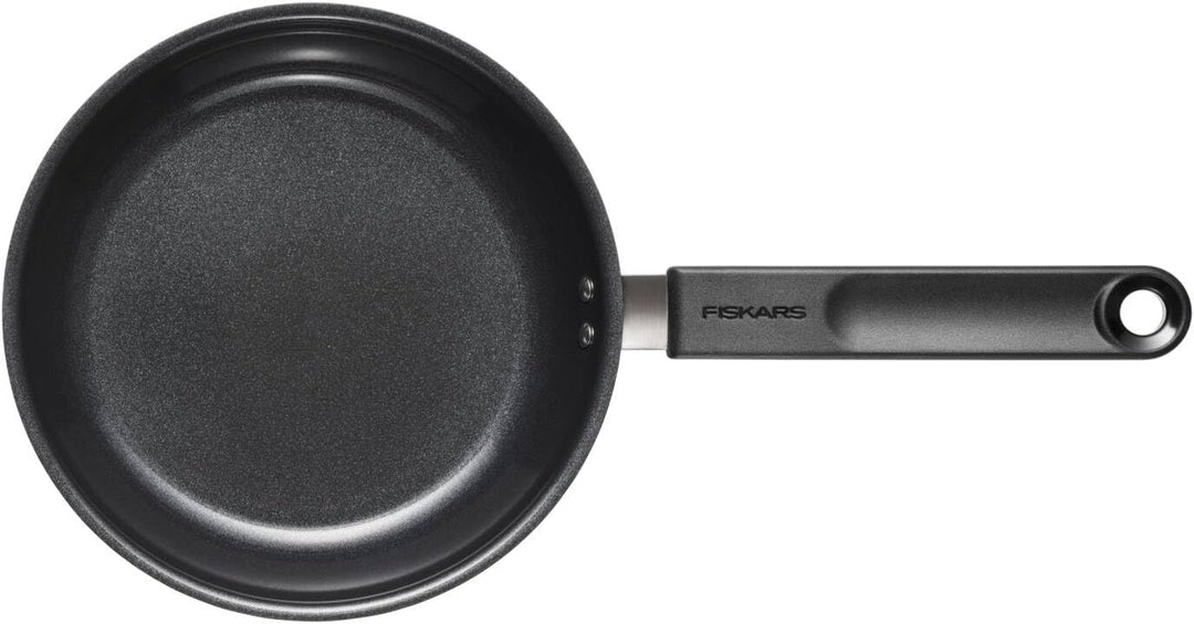 Fiskars Functional Form Bratpfanne, 20 cm, Schwarz/Silber, Bratpfanne 20 cm Keramikbeschichtung