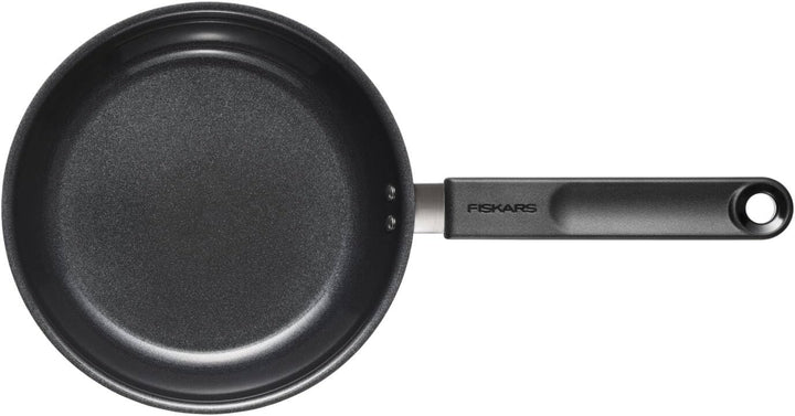 Fiskars Functional Form Bratpfanne, 20 cm, Schwarz/Silber, Bratpfanne 20 cm Keramikbeschichtung