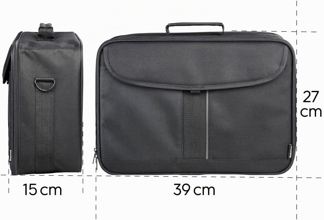 Hama Sportsline Beamertasche gross (Projektor Tasche Grösse L, 27 x 39 x 15 cm für Acer, BenQ, Epson