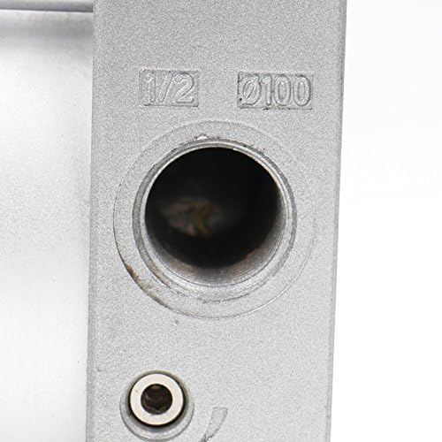 Heschen Pneumatischer Standard-Luftdruckzylinder, SC 100-250, PT1/2 Anschluss, 100mm Bohrung, 250mm