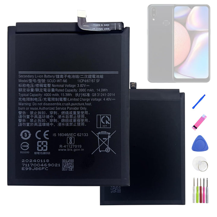 HIGHAKKU Ersatzakku Scud-WT-N6 kompatibel mit Samsung Galaxy A10s SM-A107 & Galaxy A20s SM-A207 & Ga