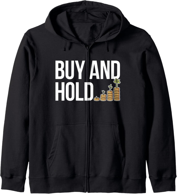Buy&Hold Investor Börse Aktien Klein-Anleger Aktionär Finanz Kapuzenjacke