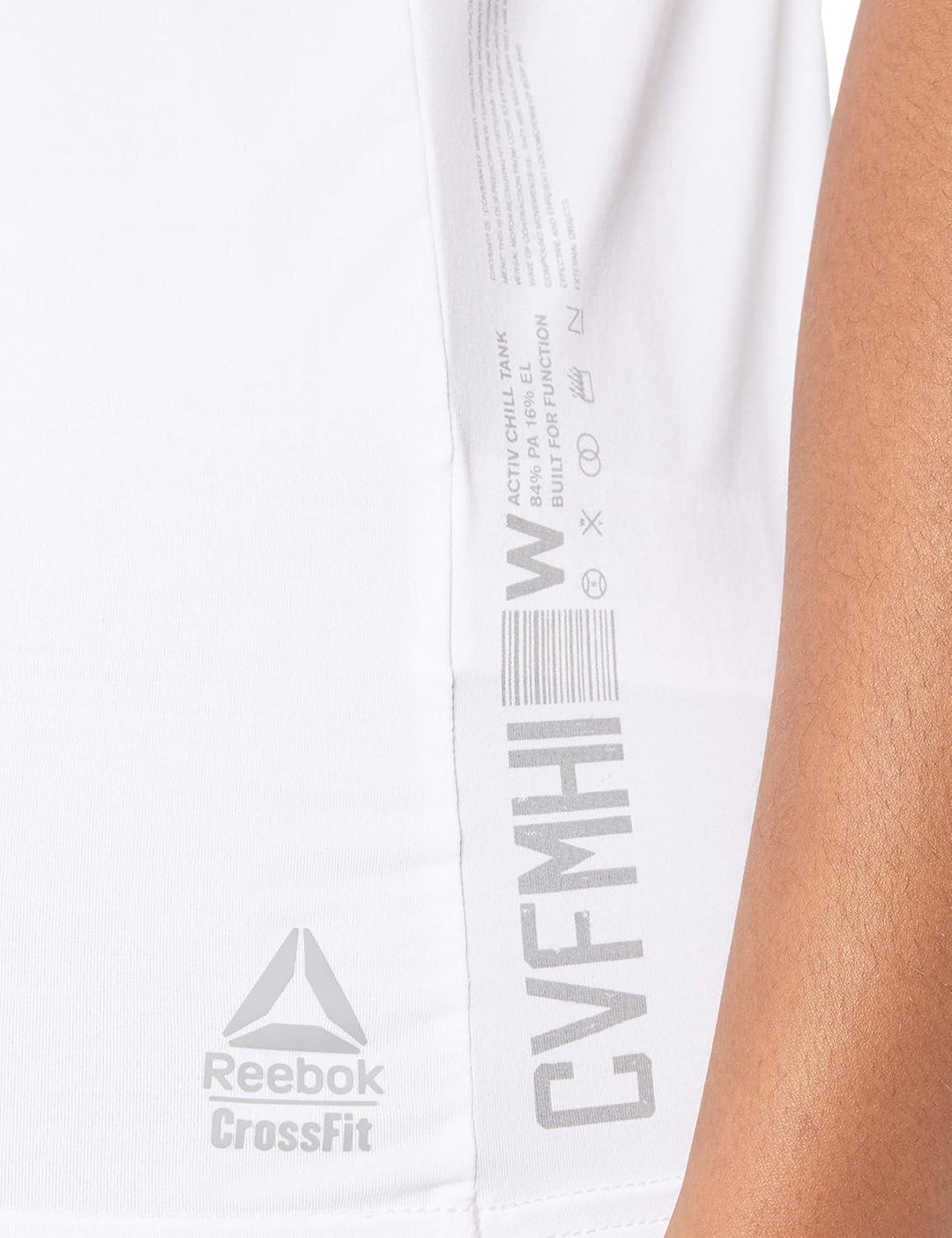 Reebok Damen Rc Ac Tank Top, M Wei&#xDF;