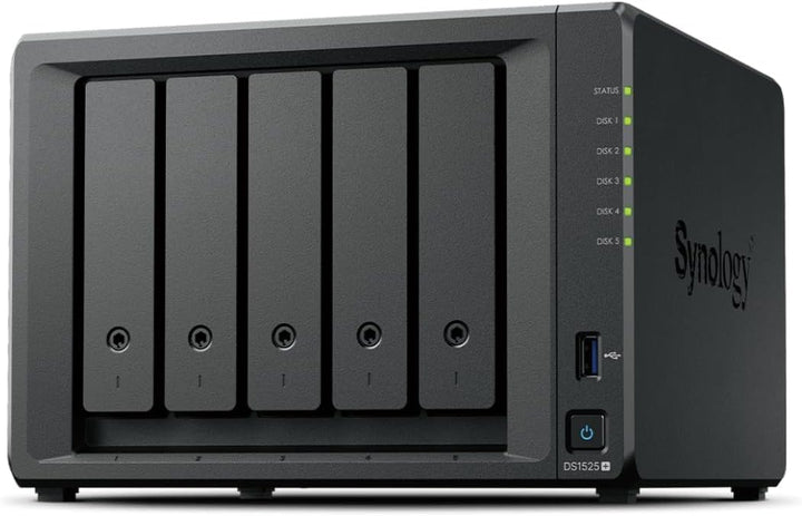 Synology Diskstation NAS DS1525+ Bundle 20TB Seagate (5X 4TB Ironwolf) 5 Bay, 8GB RAM, 20TB