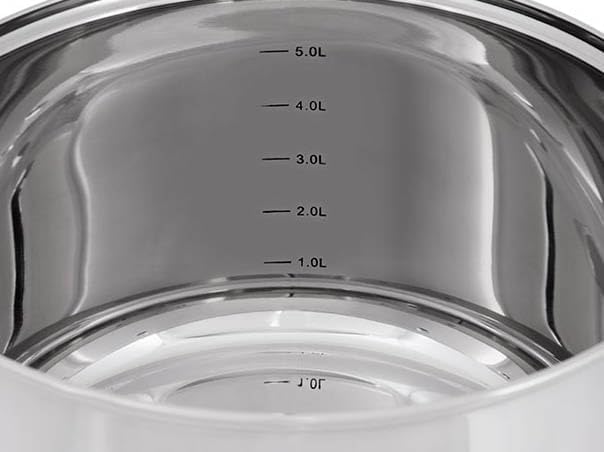 12-Tlg. Edelstahl Töpfset Kochtopfset Zilner Topfset Induktion, Töpfe beschichtet, Kochtopf Set| Koc