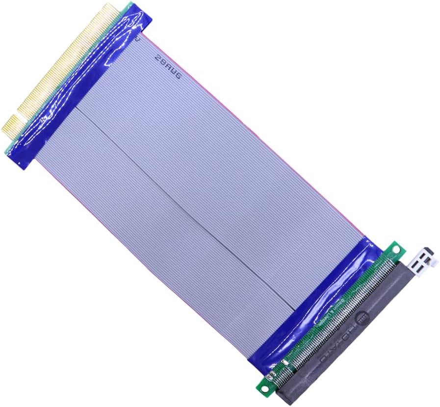 Sarini 16X Zu 16X PCI-E PCIe Express Extender Verlängern PC PCI-E Flex Kabel Band Kabel Riser Kabel