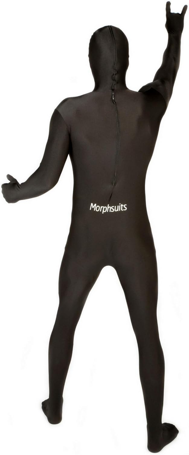 Morphsuits Ganzkörperanzug Herren Schwarz, Body Suit, Grösse XL, XL