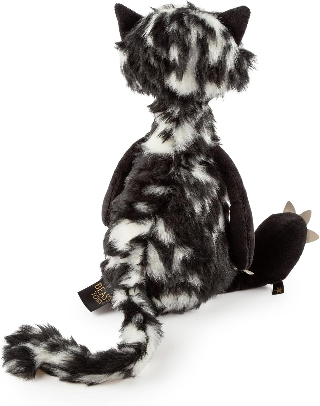 sigikid BEASTS, Kuscheltier für Erwachsene und Kinder, Katze Cat Macchiato, Schwarz/Weiss, 38057 Sch