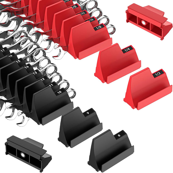 Magnetische modulare Schraubenschlüssel-Organizer für Werkzeugschubladen, 42-Stück Schraubenschlüsse