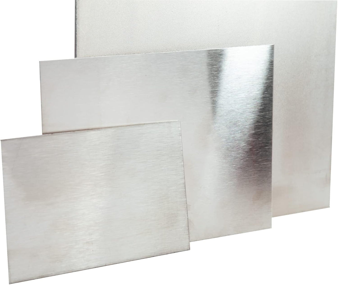 Nickel 200 Blech 0.5mm 2.4060 Platten Alloy 200 Ni 99.0% Zuschnitt nach Mass 100x450mm Nickelblech 0