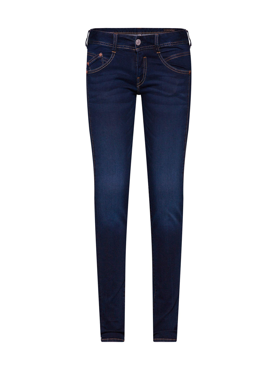 Herrlicher Damen Slim Jeanshose Gila Denim Powerstretch 25W / 32L Blau (Dull 044), 25W / 32L Blau (D