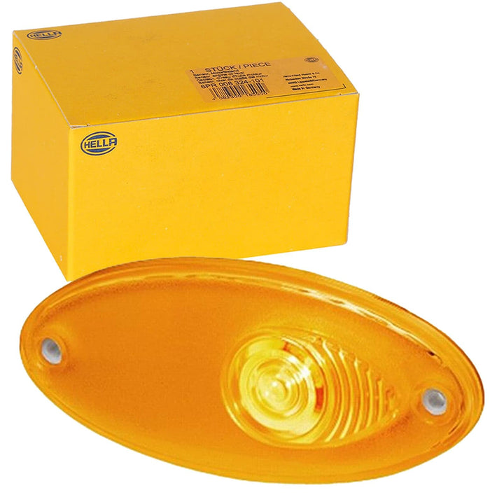 HELLA 2BM 964 295-041 Zusatzblinkleuchte - Halogen - 12V - Einbau/Schraubanschluss - Lichtscheibenfa
