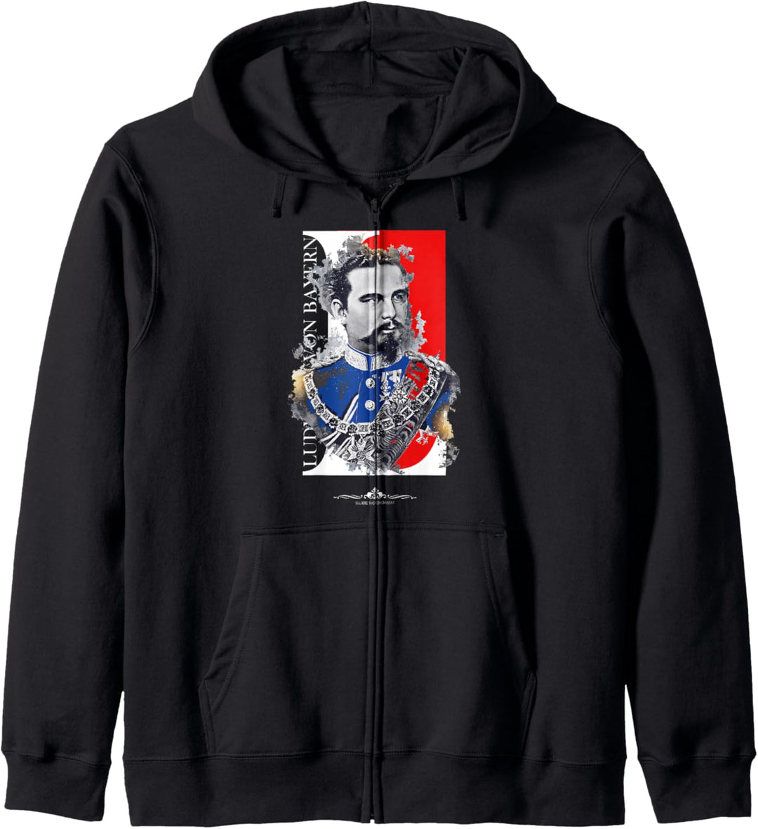 König Ludwig II von Bayern Sonderedition Kapuzenjacke