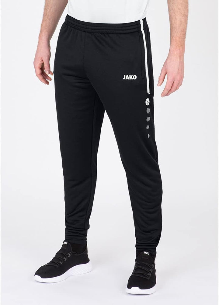 JAKO Herren Trainingshose Active I Sporthose Herren lang mit Elastischem Bund & Seitentaschen I Trai