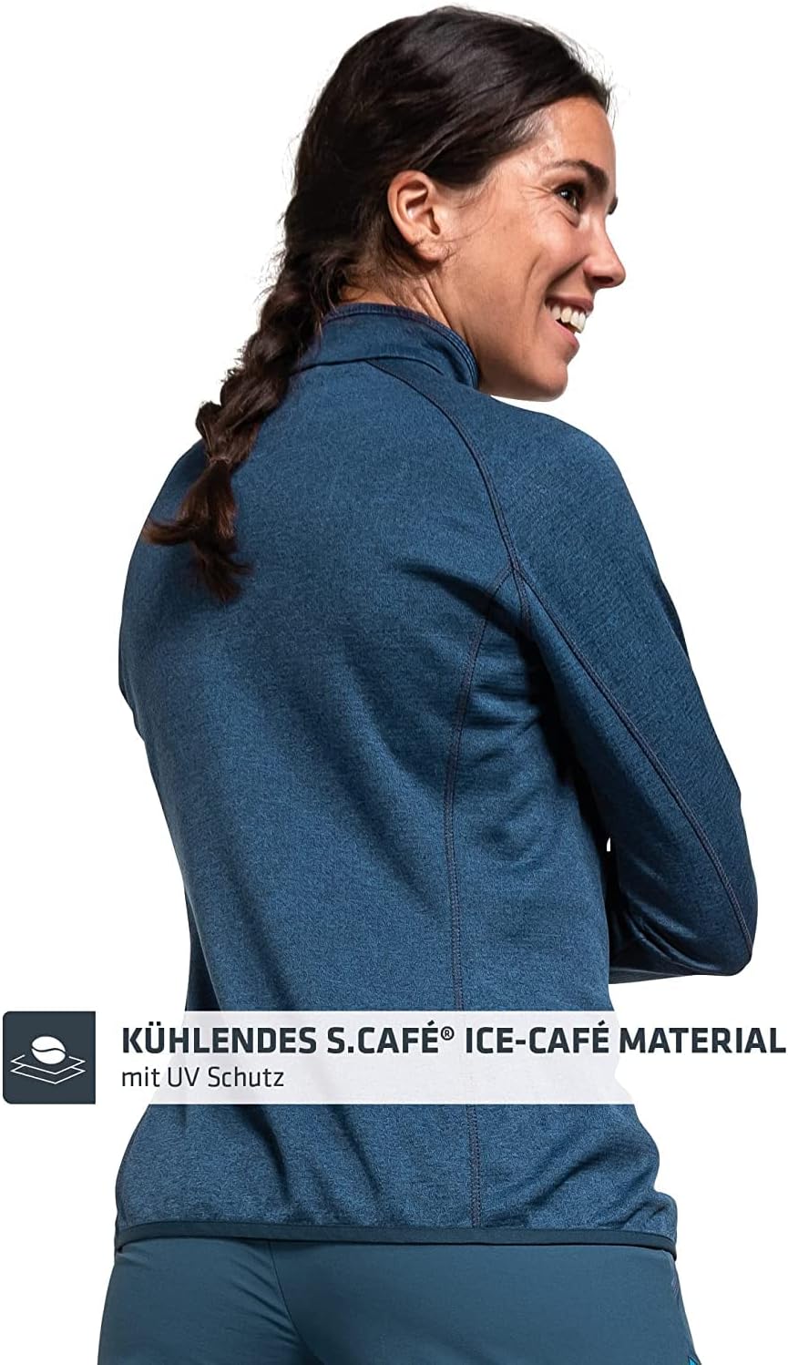 Schöffel Damen Fleece Jacket Rotwand L, warme und atmungsaktive Fleecejacke für Frauen, schnell troc