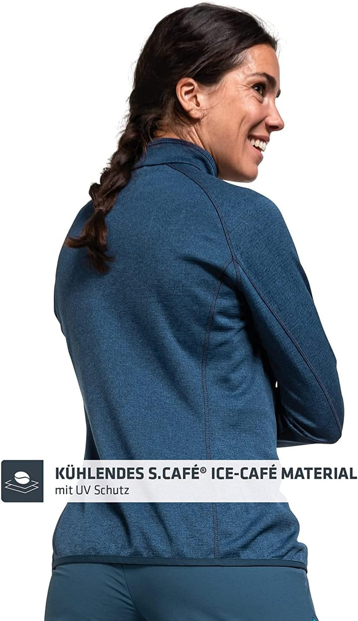 Schöffel Damen Fleece Jacket Rotwand L, warme und atmungsaktive Fleecejacke für Frauen, schnell troc