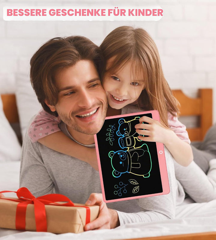 LCD Schreibtafel Spielzeug für Kinder,Bunte Zeichentablett Doodle Board Elektronische Zeichnung Tabl