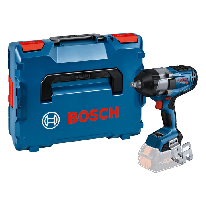 Bosch Professional 18V System BITURBO Akku Drehschlagschrauber GDS 18V-1000 (inkl. Leiterclip, Einla