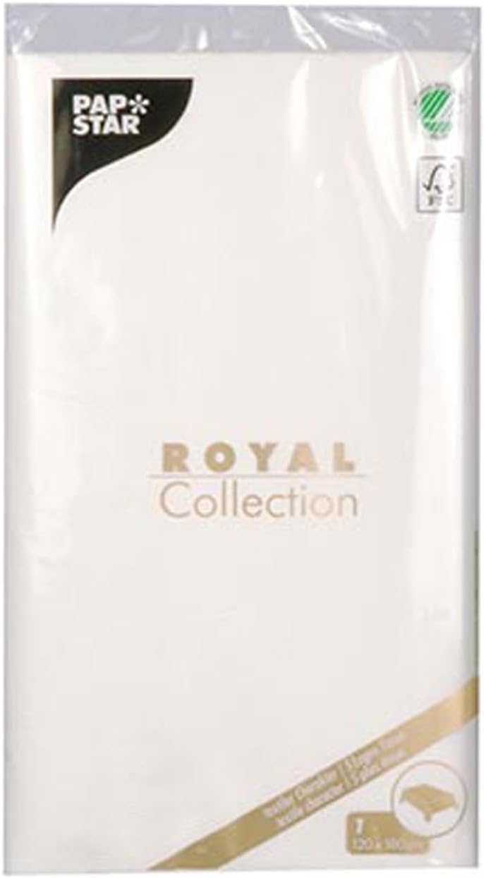 10 Tischdecke Tissue ROYAL Collection 120cm x 180cm Champagner 81821